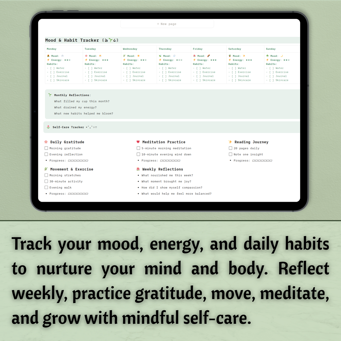 Cozy Home Dashboard – Notion Template