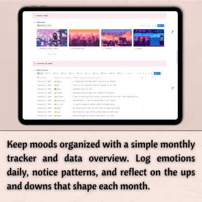 Mood Tracker – Notion Template
