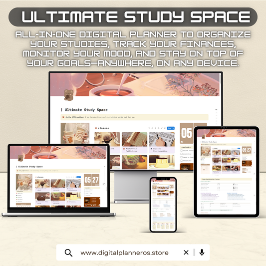 Ultimate Study Space – Notion Template
