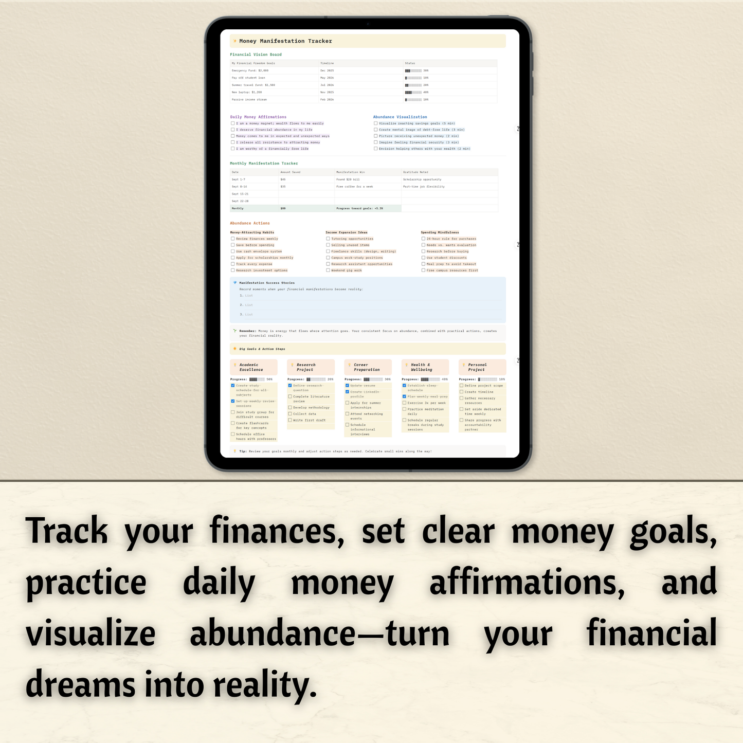 Ultimate Study Space – Notion Template