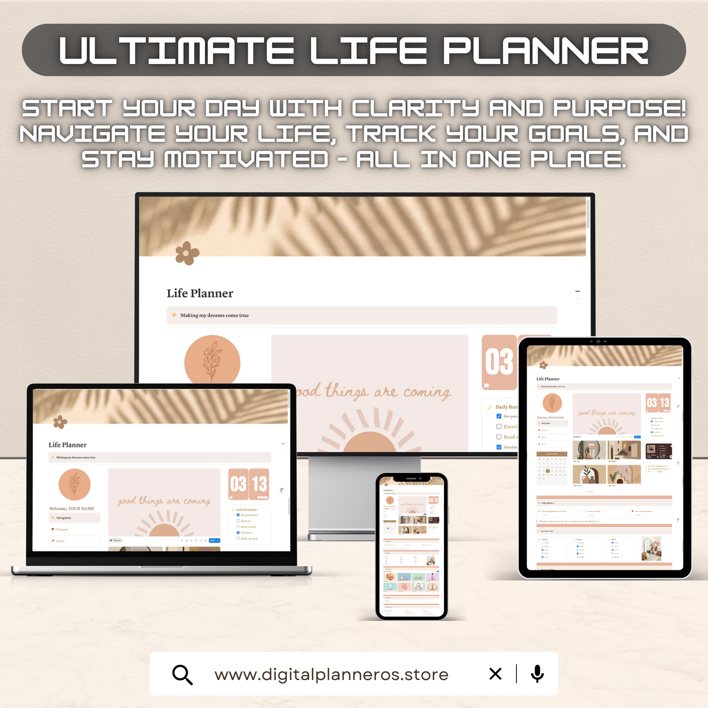 Life Planner – Notion Template