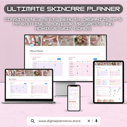 Skincare Planner – Notion Template
