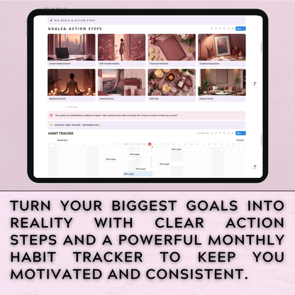 Manifestation Journal – Notion Template