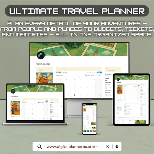 Travel Planner – Notion Template