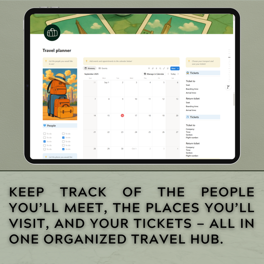 Travel Planner – Notion Template